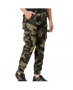 Six pocket Army Style trackpant Green